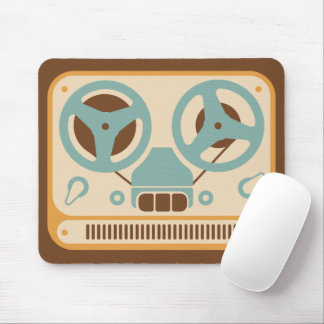 Analog Tape Recorder aufzeichnen Mousepad