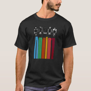 Analog Vakuum Tubes Audio Valve Amps Retro Aesthet T-Shirt