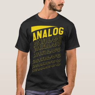 Analoge Retro-Musik T-Shirt