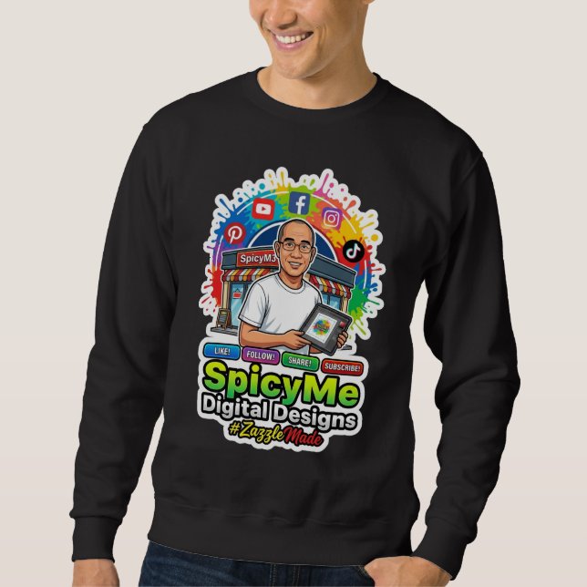 Analoge Seele, digitales Herz Sweatshirt (Vorderseite)