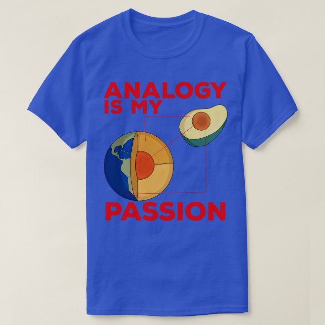 Analogie ist meine Leidenschaft T-Shirt (Design vorne)