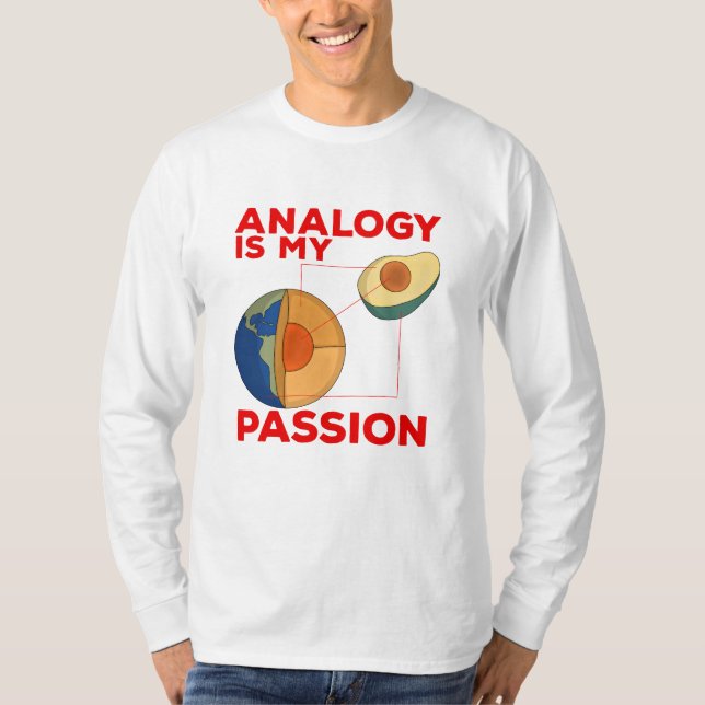 Analogie ist meine Leidenschaft T-Shirt (Vorderseite)