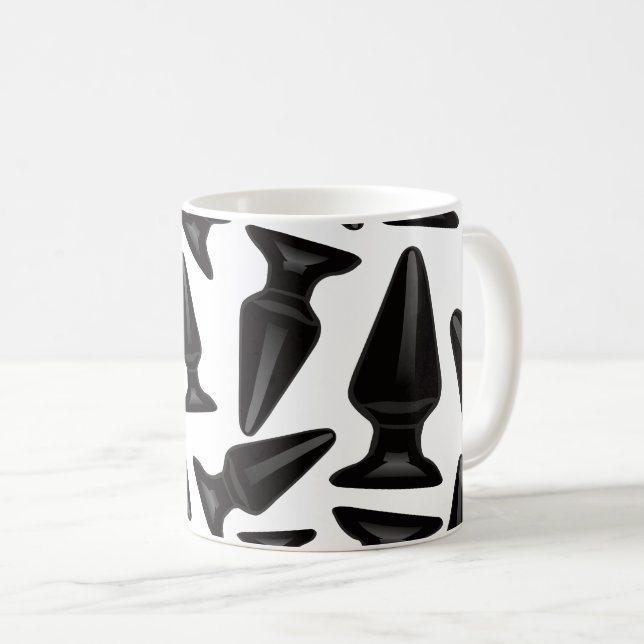 Analplug-Muster-Tasse - DIY Kaffeetasse (VorderseiteRechts)