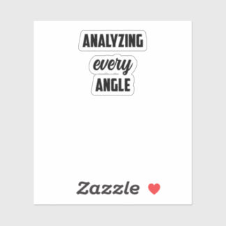 Analyse jedes Angels: Das Bewusstsein der forensis Aufkleber