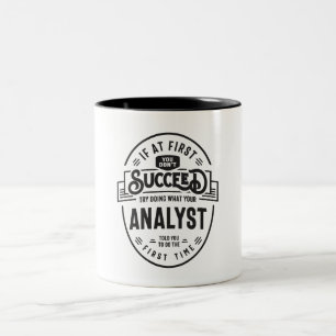Analyst Zweifarbige Tasse
