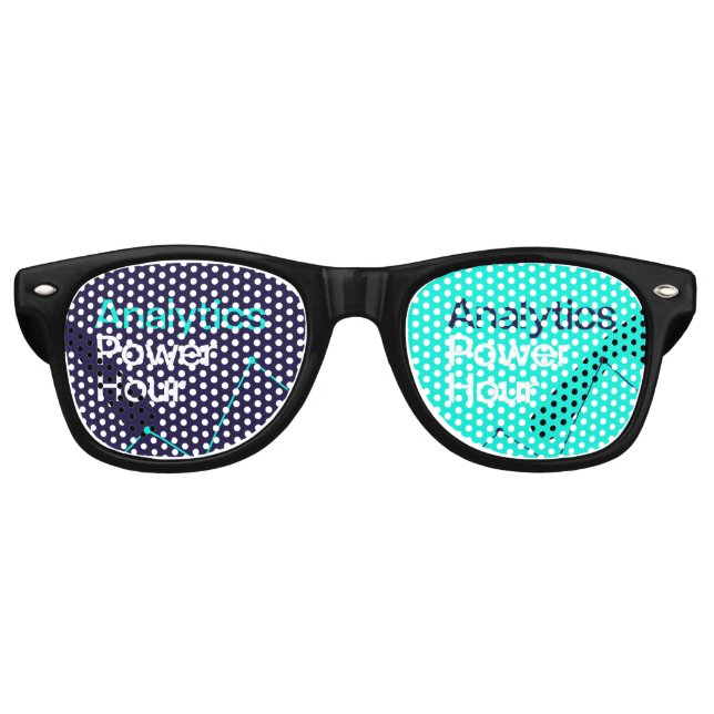 Analytics Power Hour Party Shades Partybrille (Vorderseite)