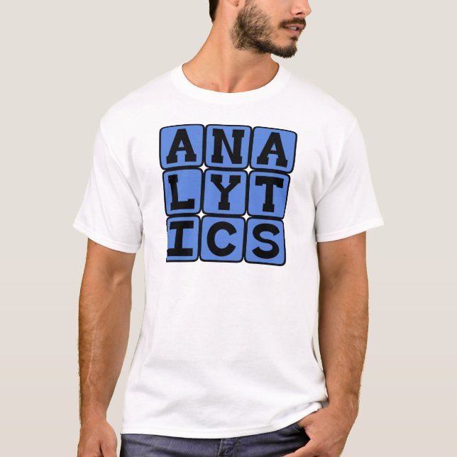 Analytik, Sinnvolle Muster in Daten T-Shirt (Vorderseite)