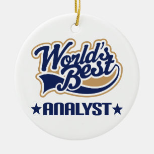 Analytiker-Geschenk-Verzierung Keramikornament