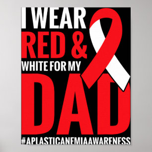 Anämie Rot Und Weiß Vatertag Aplastische Anämie V Poster