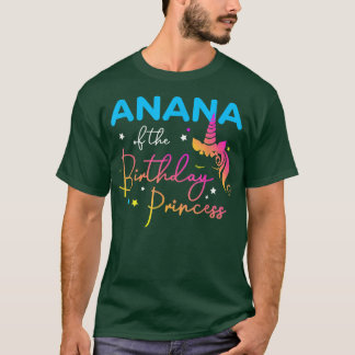 Anana von der Geburtstagsfürstentin Bday Unicorn M T-Shirt