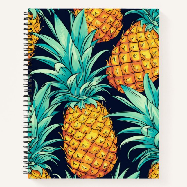 Ananas #1 notizbuch (Vorderseite)