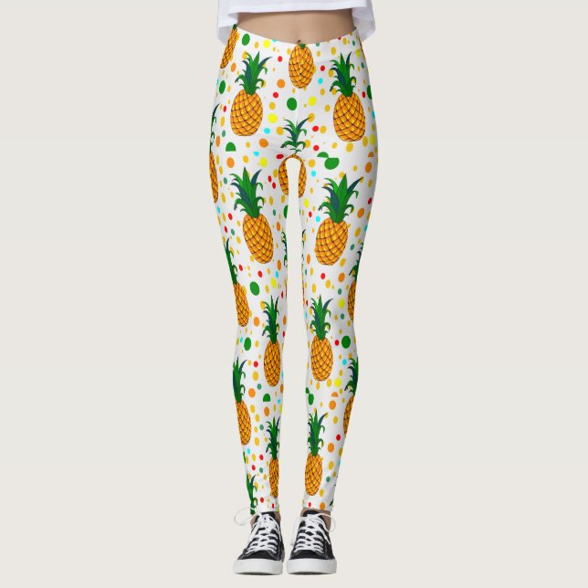 Ananas 2 leggings (Vorderseite)