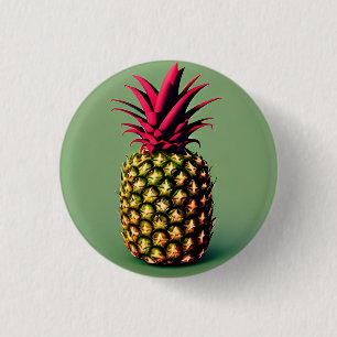 Ananas 3 cm Abzeichen Button