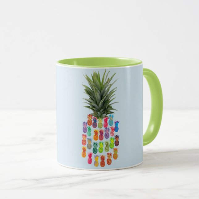 Ananas <3 tasse (VorderseiteRechts)