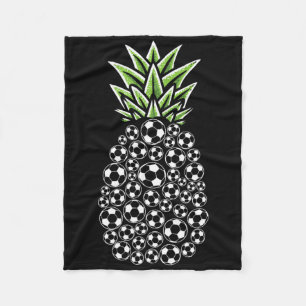 Ananas Aloha Beach Hawaii Soccer Fleecedecke