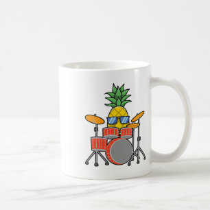 Ananas Aloha Beaches Hawaii Drums Gift - Drumme Kaffeetasse