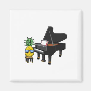Ananas Aloha Beaches Hawaii Piano Geschenk - Piani Magnet