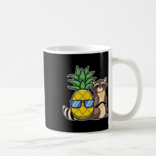 Ananas Aloha Beaches Hawaii Raccoon Geschenk - Rac Kaffeetasse