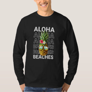 Ananas-Aloha-Strände - Sommer-Urlaub Strand T-Shirt