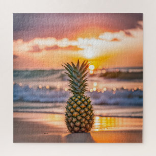 Ananas am Tropical Beach Puzzle