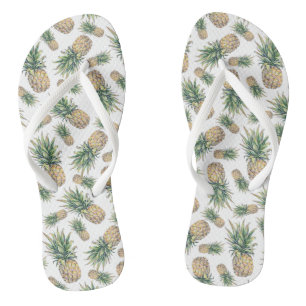 Ananas-Ananas-Muster Flip Flops