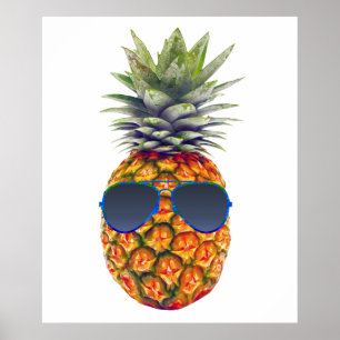 Ananas-Ananas-Riesenbrille, Feinschmecker, ZSSG Poster