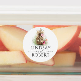 Ananas-Ananas-tropische, wasserdichte Aufkleber