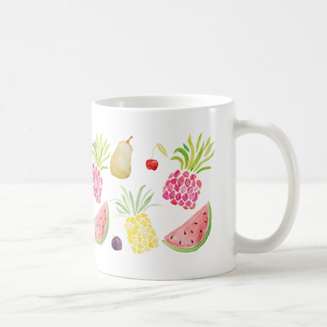Ananas-Ananas-Wassermelone Kaffeetasse (Rechts)