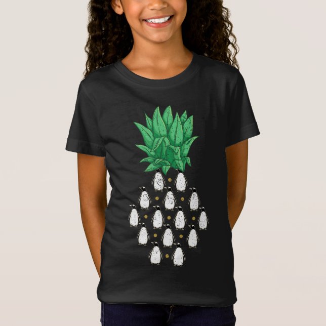 Ananas Antarktis Tiergeschenk Idee Pengui T-Shirt (Vorderseite)