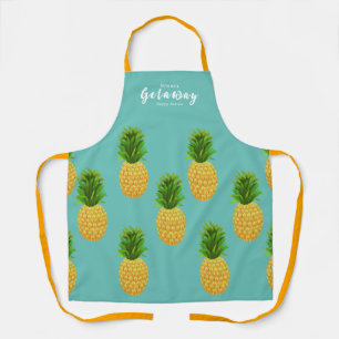 Ananas Aqua Schürze