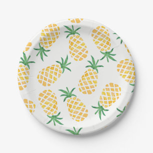 Ananas-Aquarell-Party Pappteller