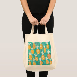 Ananas Aquarelldruck Tragetasche