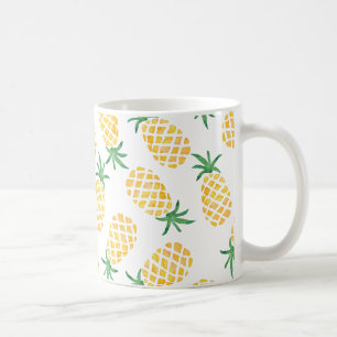 Ananas-Aquarellfarben-Tasse Kaffeetasse