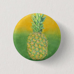 Ananas Art Button
