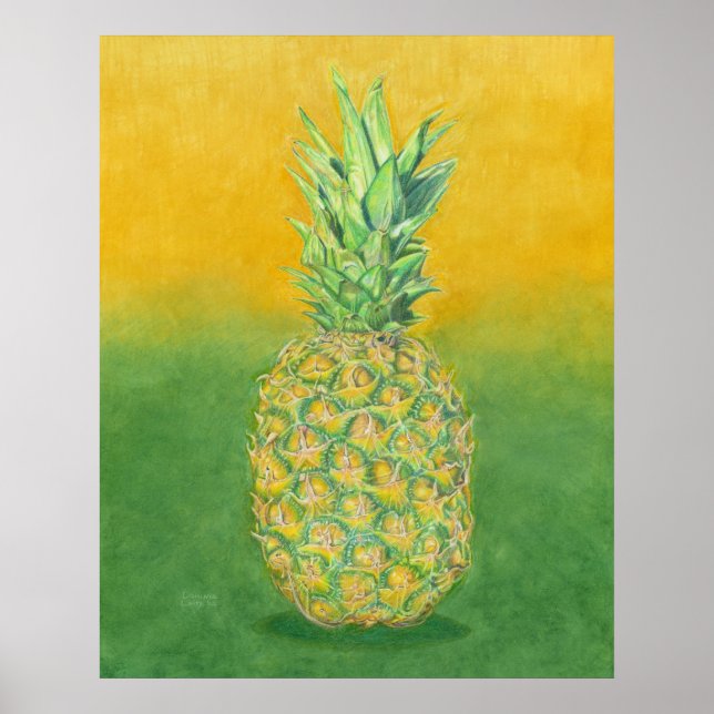 Ananas Art Poster (Vorne)