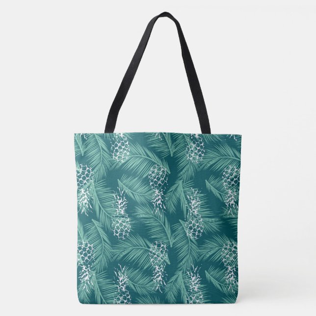 Ananas auf Aquamarin (Vorderseite)