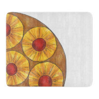 Ananas Auf dem Kopf Cake Kitchen Cutting Board
