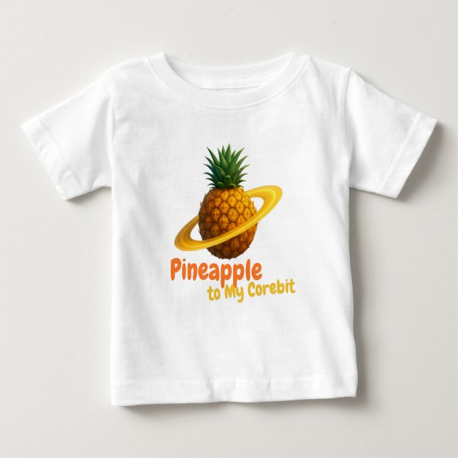 Ananas auf mein Corebit Baby T-shirt (Vorderseite)