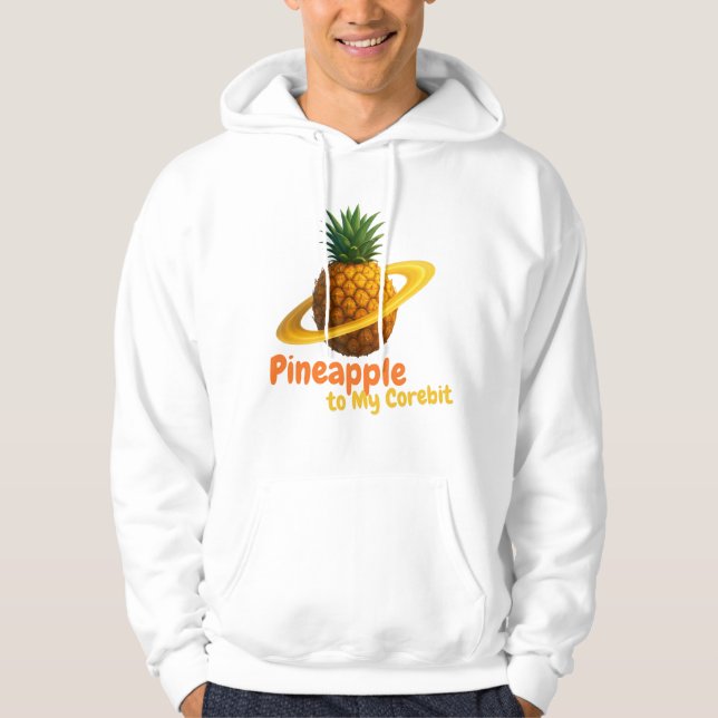 Ananas auf mein Corebit. Hoodie (Vorderseite)