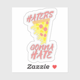 Ananas auf Pizza Epic Custom-Cut Vinyl Sticker