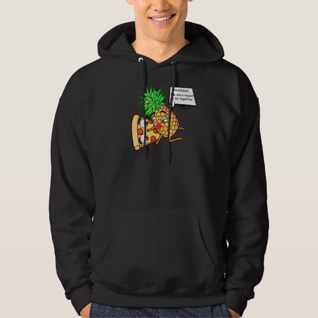 Ananas auf Pizza Hoodie (Vorderseite)
