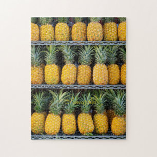 Ananas auf Shelf Fruchtfotografie mit benutzerdefi Puzzle