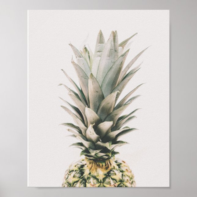 Ananas, auf Trend, modern, Poster (Vorne)