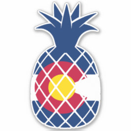Ananas-Aufkleber für Colorado Aufkleber