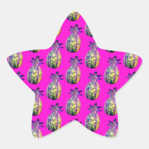 Ananas ausdrücklich Stern-Aufkleber