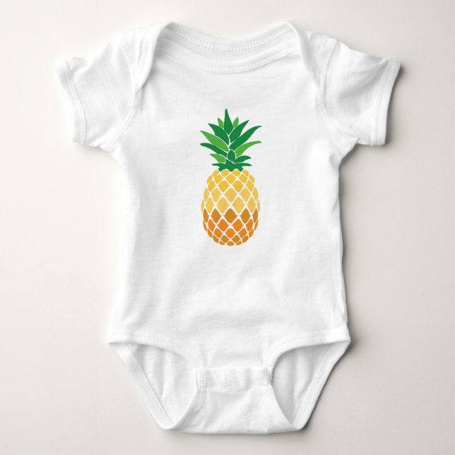 Ananas Baby Strampler (Vorderseite)