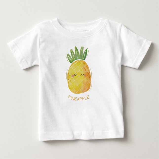 Ananas Baby T-shirt (Vorderseite)