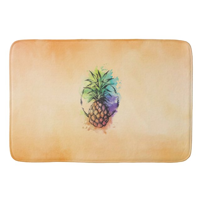 Ananas Badematte (Vorderseite)
