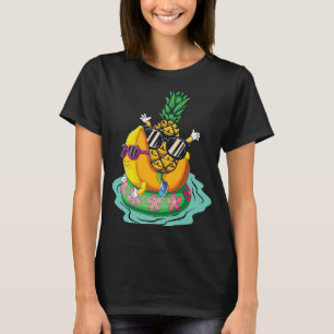 Ananas Banana Kühle Sommerferien Entspannen Sie in T-Shirt