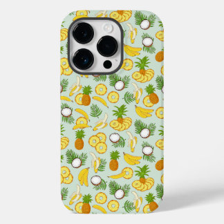 Ananas Bananen und Kokosnüsse Insel Vibes Case-Mate iPhone 14 Pro Hülle